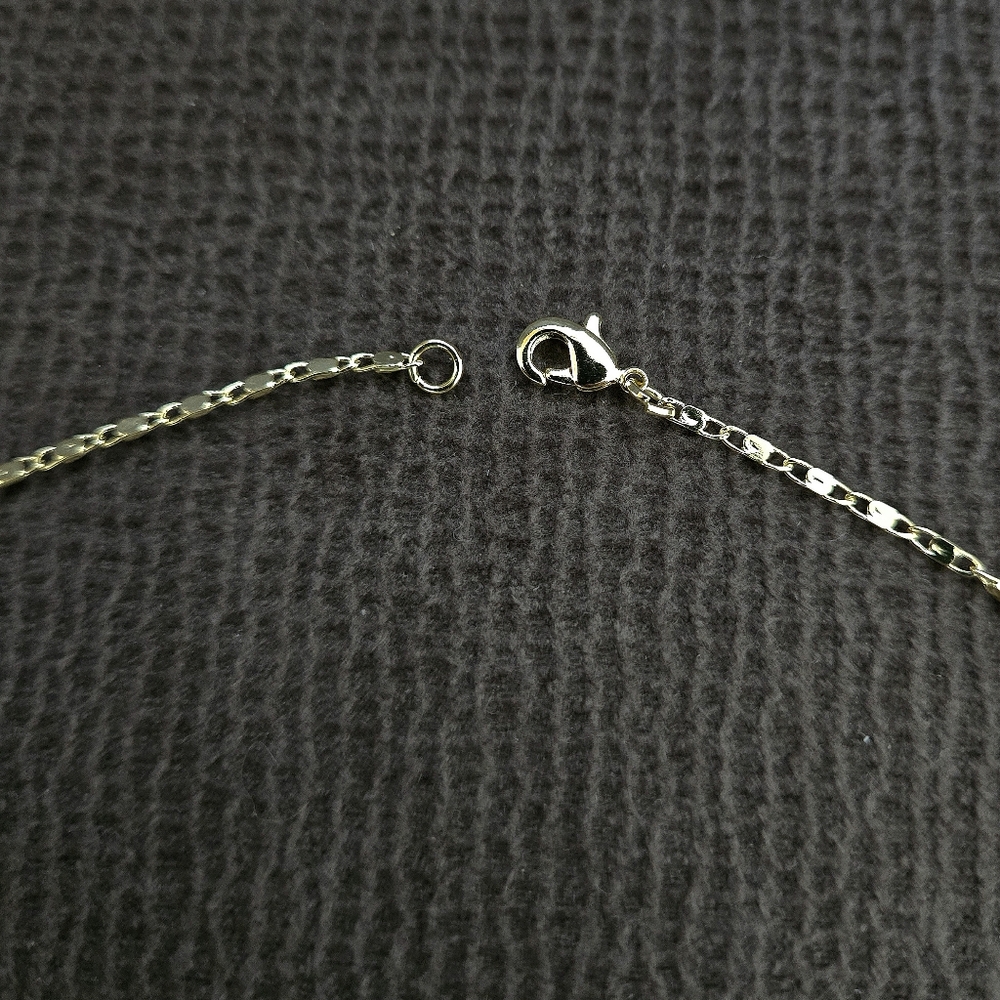 Gemelli👭 Puffy Pave Cubic Zirconia💎 Letter "A" Initial Pendant Necklace - Picture 9 of 15